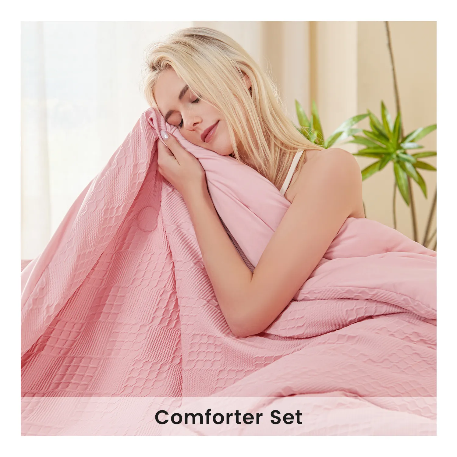 Relaxing wrapped in a soft EXQ Home comforter